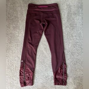 Lululemon special edition maroon leggings